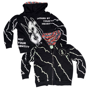 Black Premium ZipUp Hoodie - Kulture Original