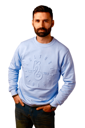 Carolina Blue Embossed Premium Sweatshirt - Kulture Original
