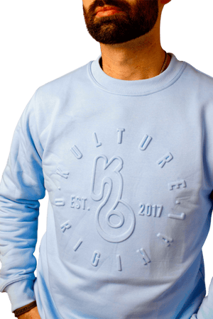 Carolina Blue Embossed Premium Sweatshirt - Kulture Original