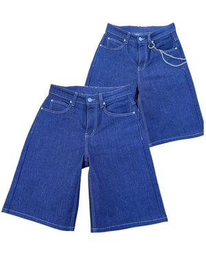 Denim Blue Jean Jorts - Kulture Original