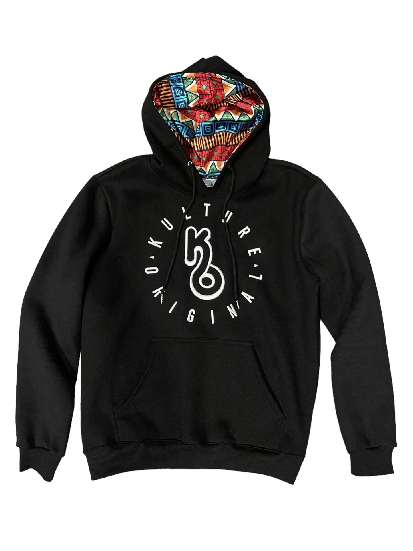 Black Premium Pattern Hoodie - Kulture Original
