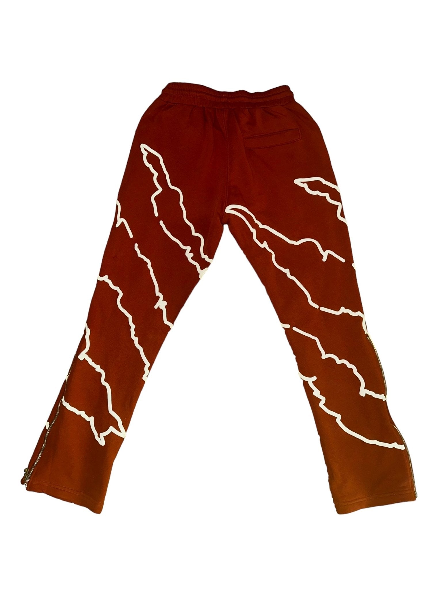 Brown Premium Stacked Sweatpants - Kulture Original