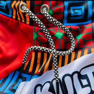 Flag Pattern Shorts - Kulture Original