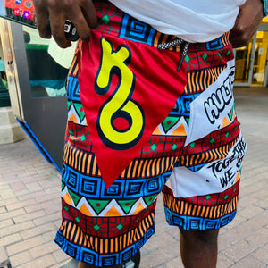 Flag Pattern Shorts - Kulture Original