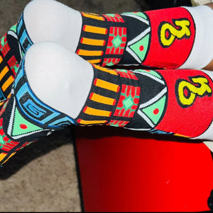 Flag Pattern Socks - Kulture Original