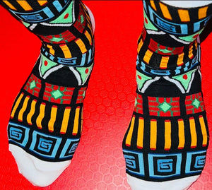 Flag Pattern Socks - Kulture Original