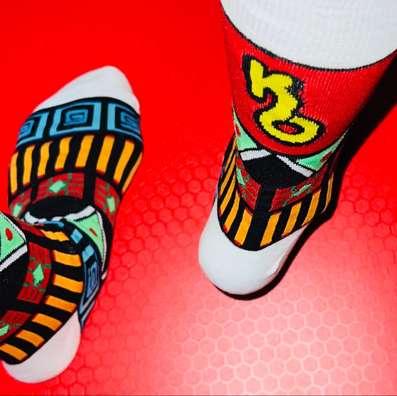 Flag Pattern Socks - Kulture Original