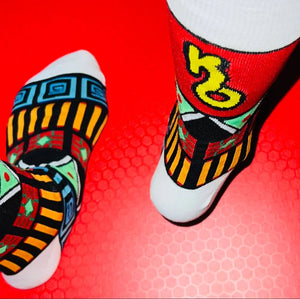 Flag Pattern Socks - Kulture Original