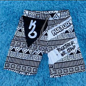 Inverted Flag Pattern Shorts - Kulture Original