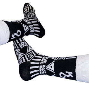 Inverted Flag Pattern Socks - Kulture Original