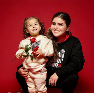 Kids Cream Loyalty Over Love Sweatsuits - Kulture Original