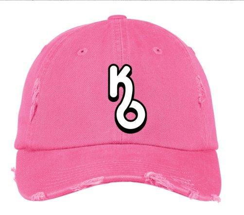Pink KO Distressed Cap - Kulture Original