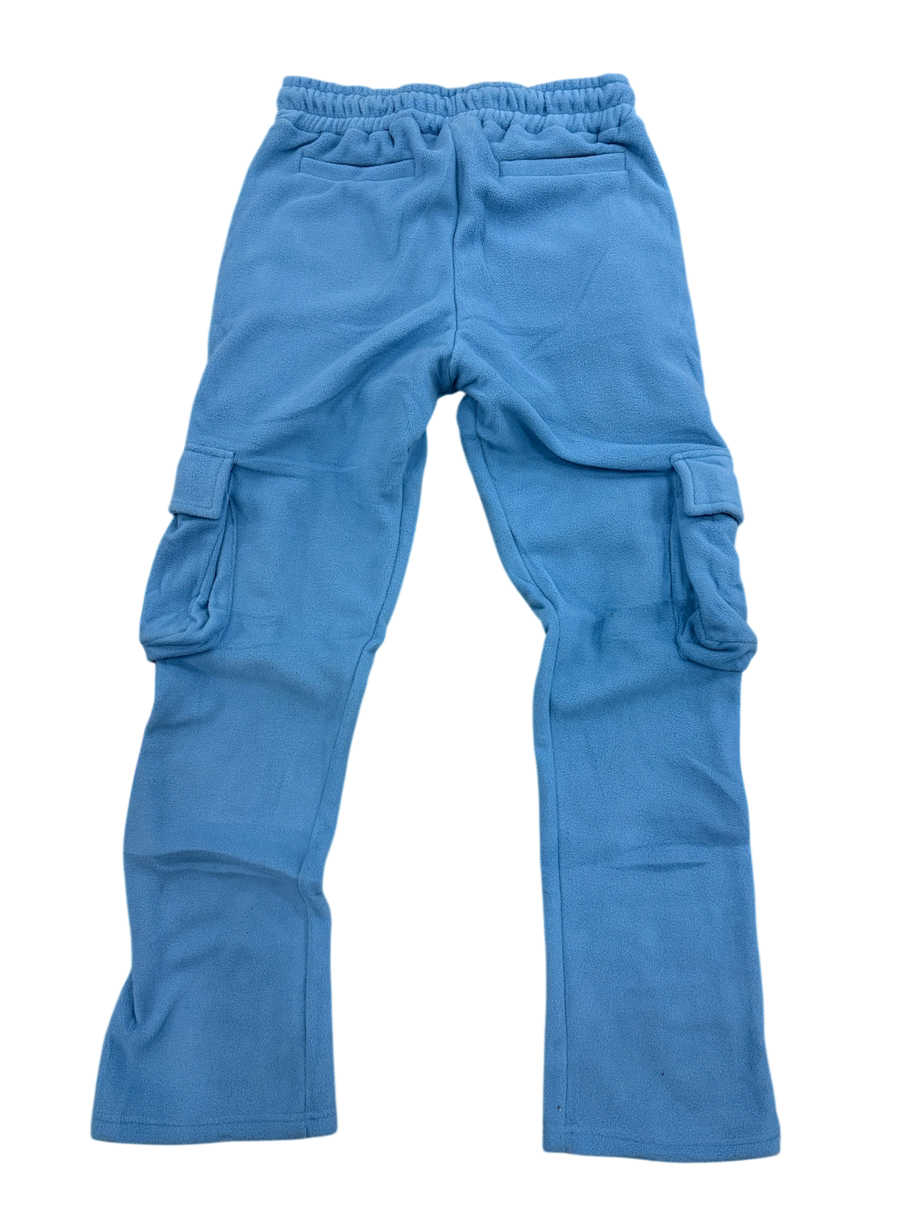 Blue Cargo Sweatpants