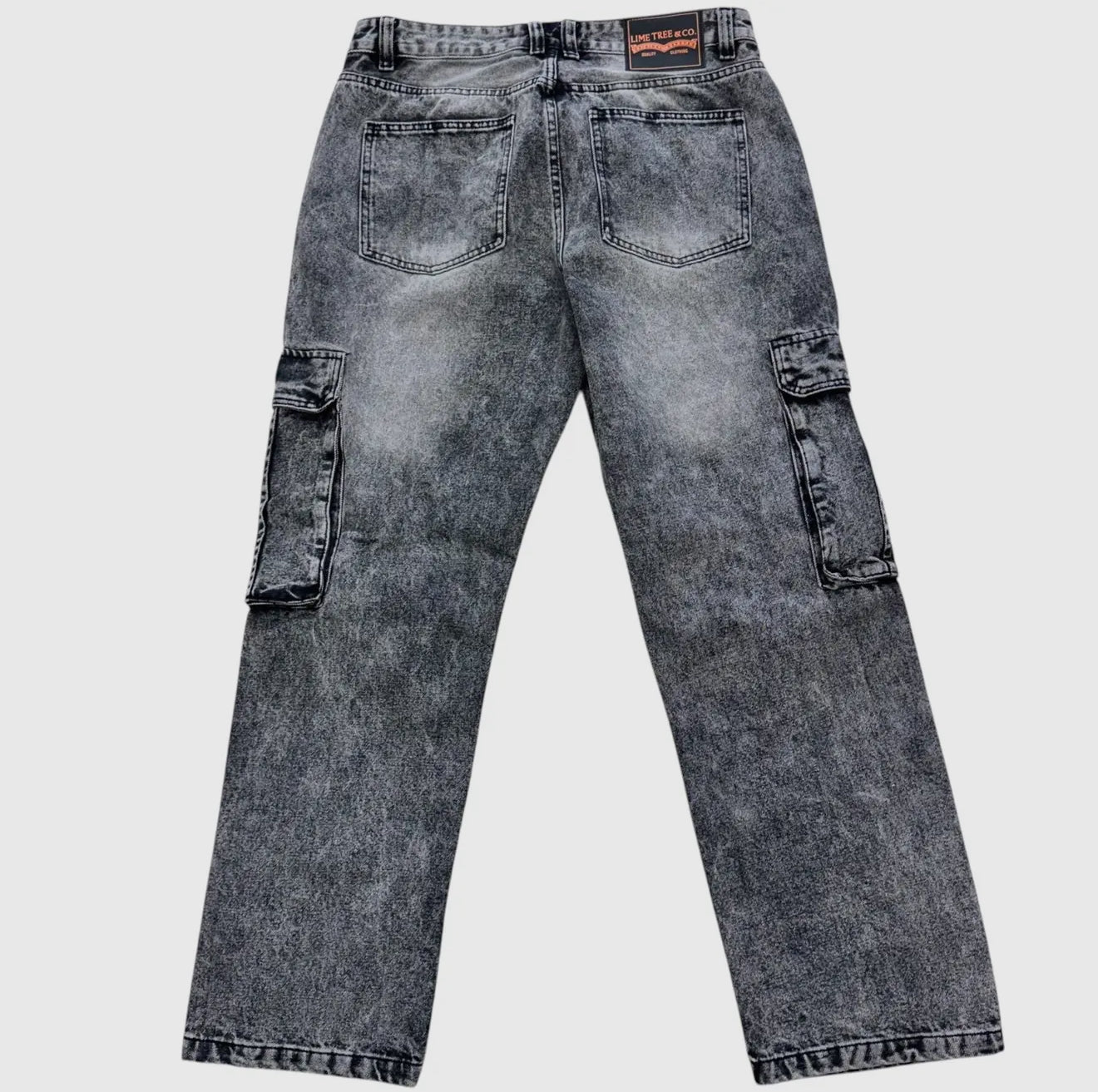 Black Denim Cargo Jeans–Durable - Kulture Original