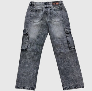 Black Denim Cargo Jeans–Durable - Kulture Original