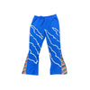 Blue Premium Stacked Sweatpants - Kulture Original