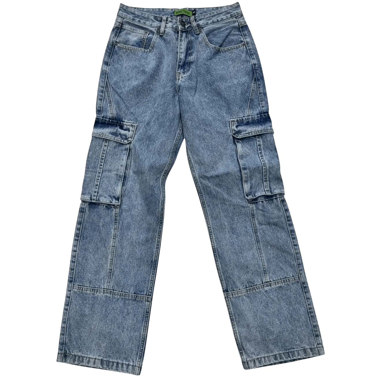Denim Cargo Jeans Acid washed - Kulture Original