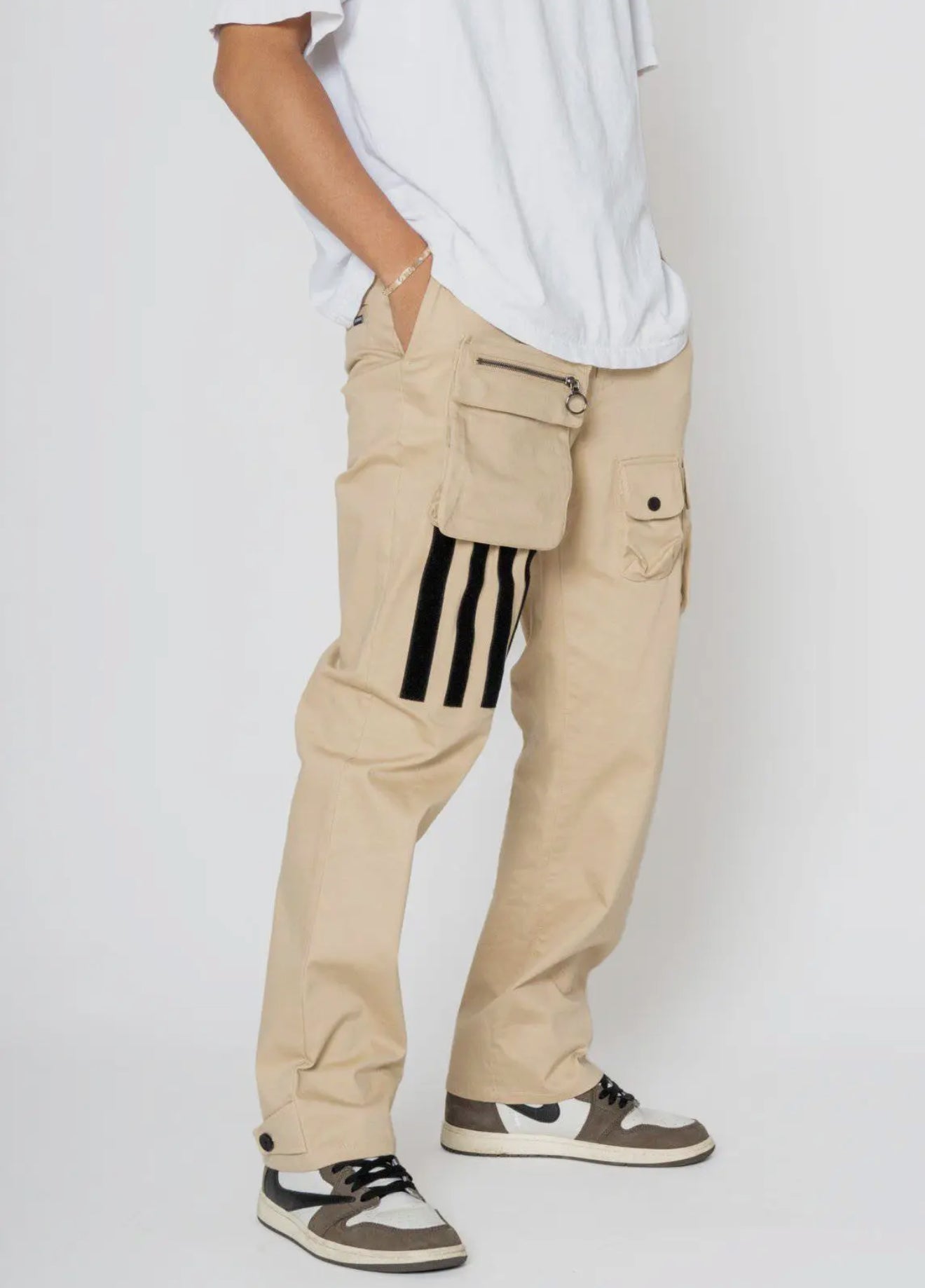 Men's Cargo Pants with Removable Pocket - Kulture Original