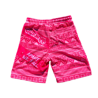 Pink Pattern Shorts - Kulture Original