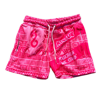 Pink Pattern Shorts(Women) - Kulture Original