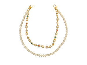 Rhinestone and Pearl Pocket Chain - Kulture Original