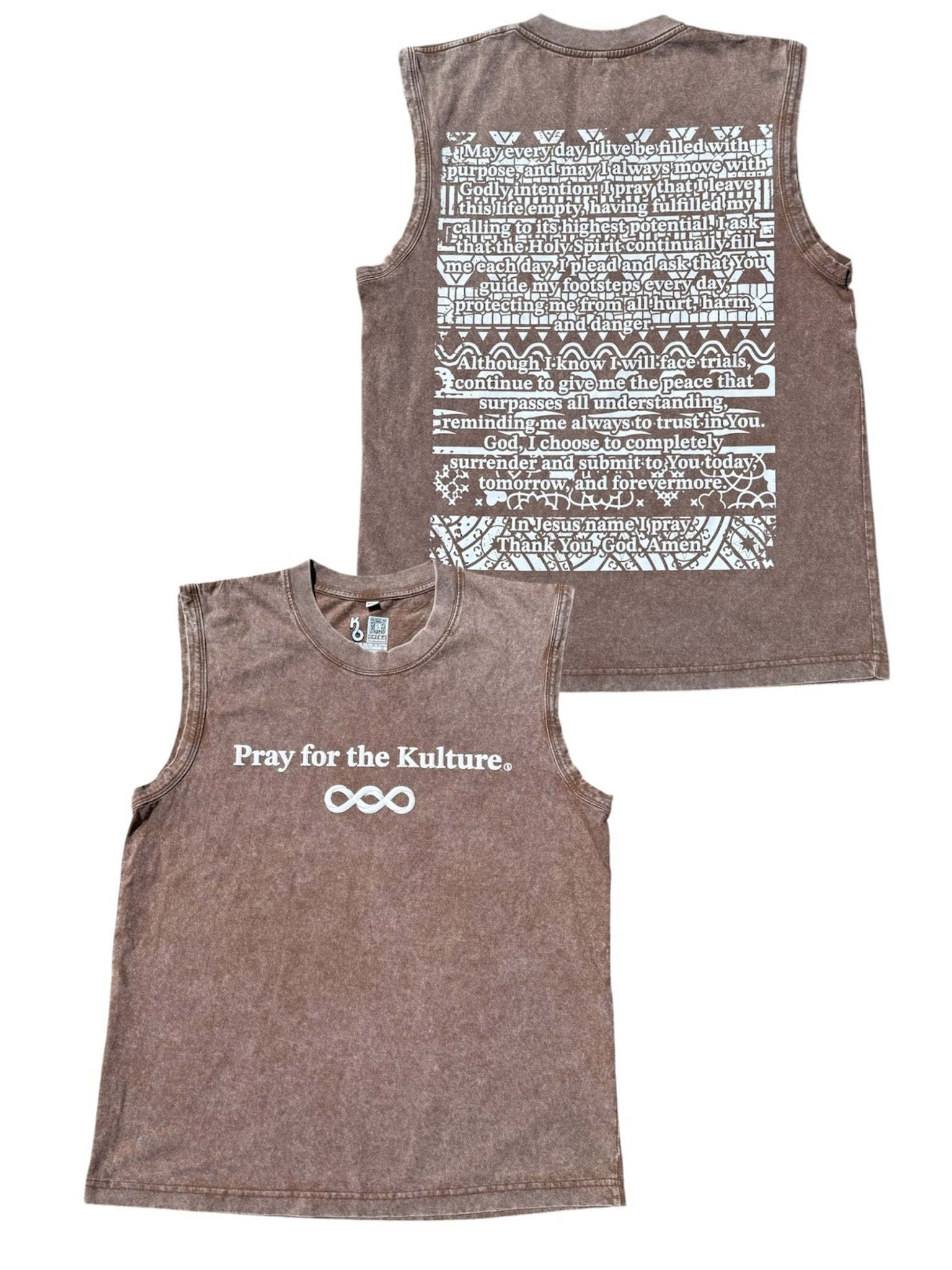 Sleeveless Pray for the Kulture - Sand (2 out 4) - Kulture Original