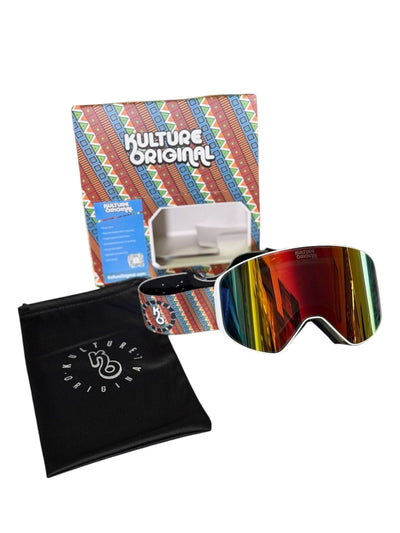 White Premium Anti fog - Snow Goggles - Kulture Original