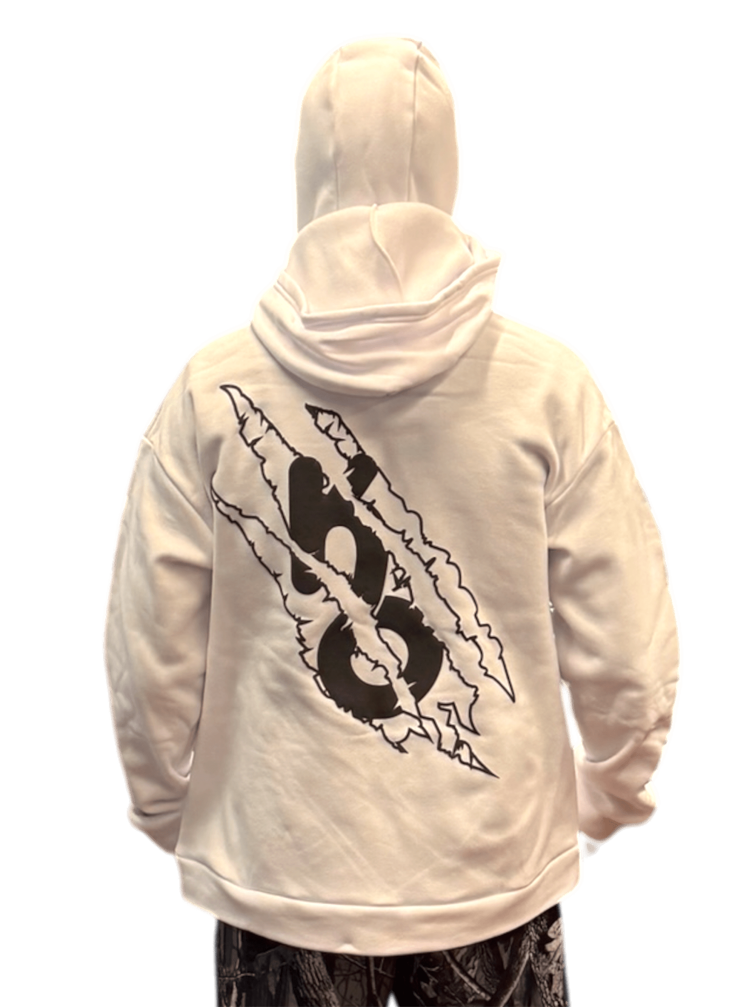 White SkiMask Zip Up - Kulture Original