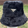 Black Fur Bucket Hat - Kulture Original