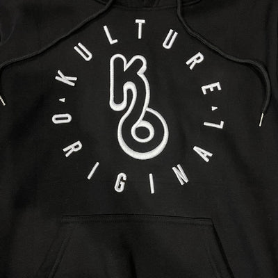 Black Premium Pattern Hoodie - Kulture Original