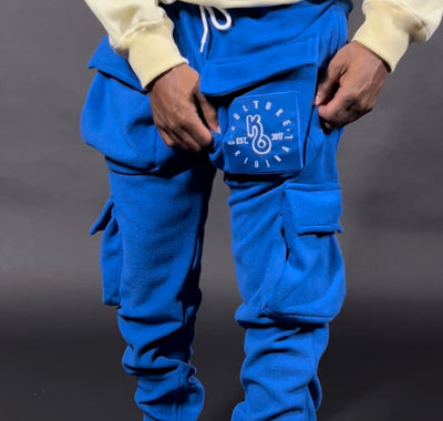Blue Fleece Sweatpants - Kulture Original