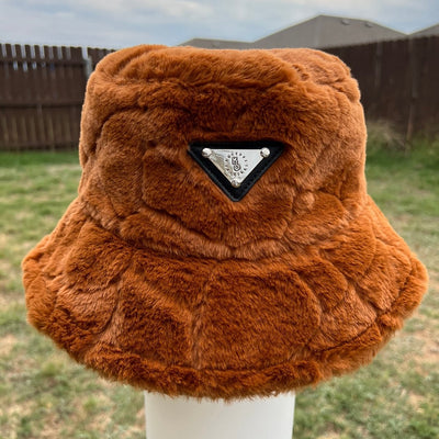 Brown Fur Bucket Hat - Kulture Original