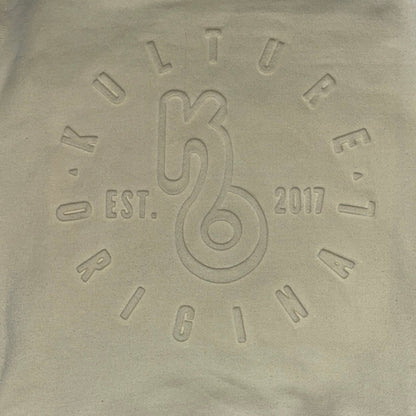 Cream Embossed Premium Sweatshirt - Kulture Original