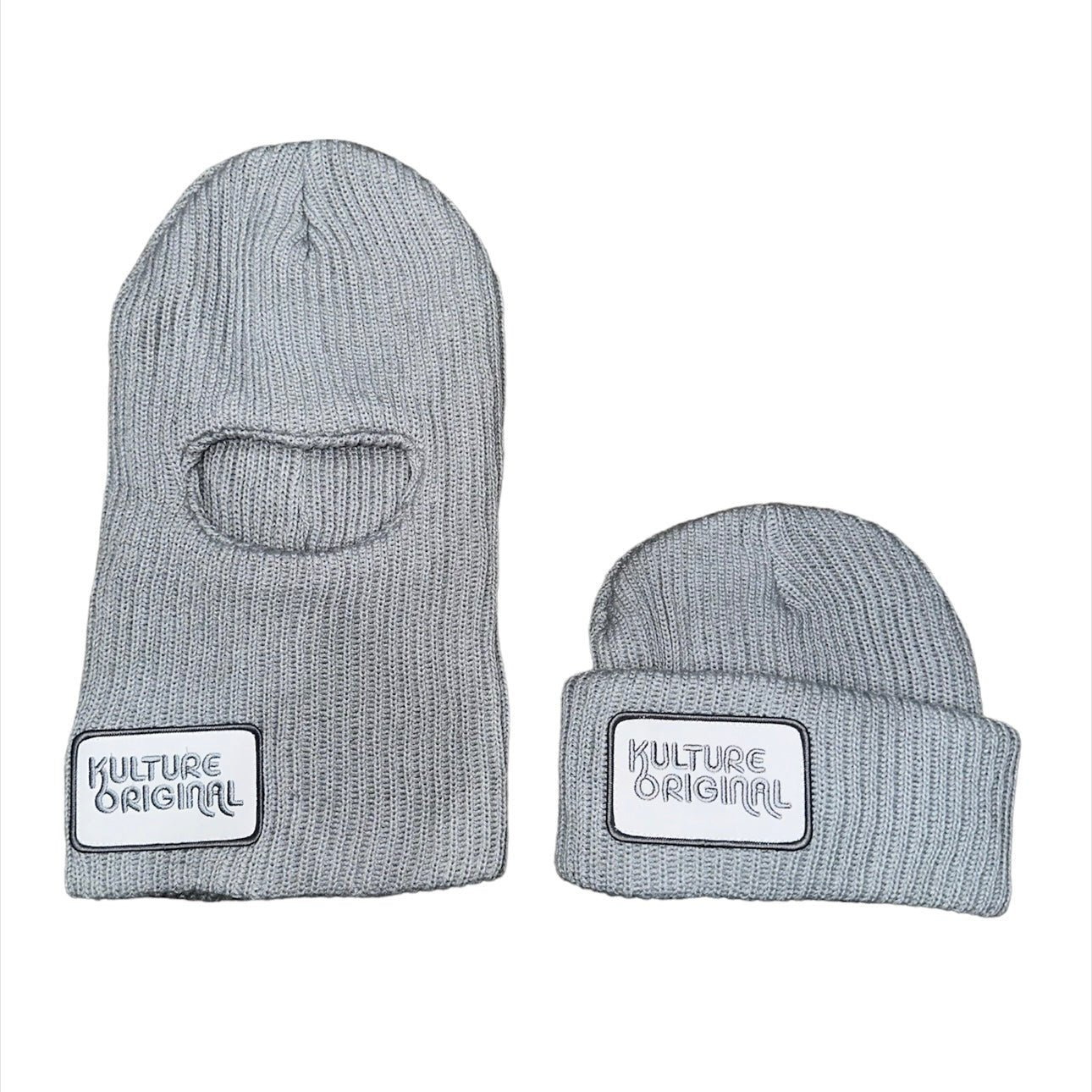 Grey Ski Mask / Beanie - Kulture Original