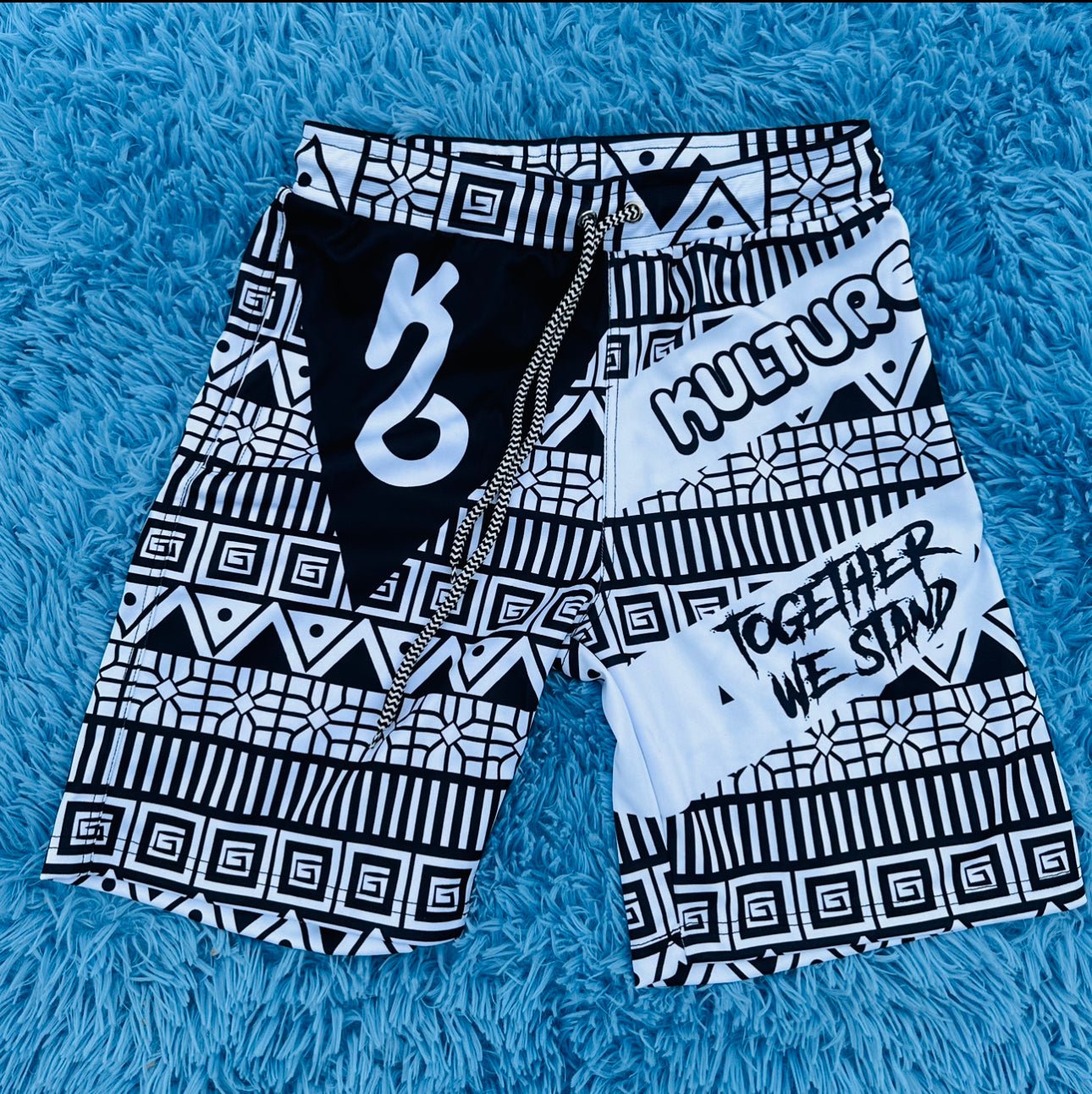 Inverted Flag Pattern Shorts - Kulture Original