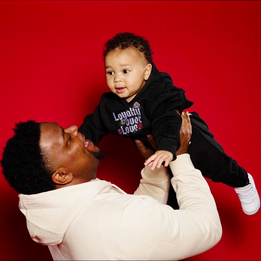 Kids Black Loyalty Over Love Sweatsuits - Kulture Original
