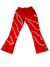 Red Premium Stacked Sweatpants - Kulture Original